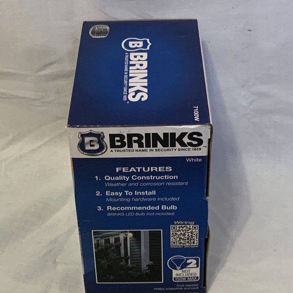 Brinks 7100W 2 Head Flood Security Light Hardware Included, Hardwired Lights - Picture 5 of 6